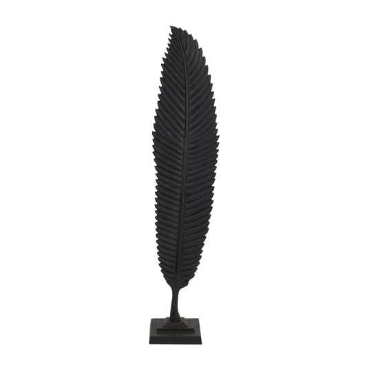 Black Cast Leaf Ornament - BleakToSheek