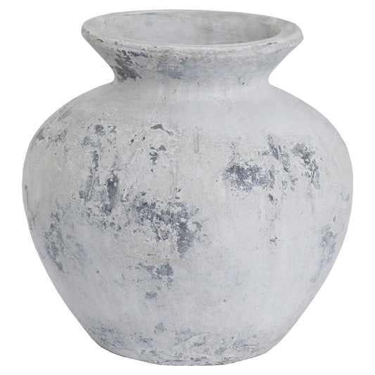 Darcy Antique White Vase - BleakToSheek