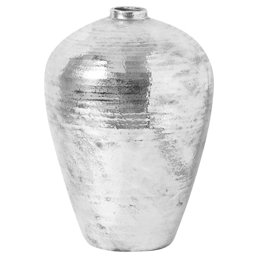 Large Hammered Silver Astral Vase - BleakToSheek